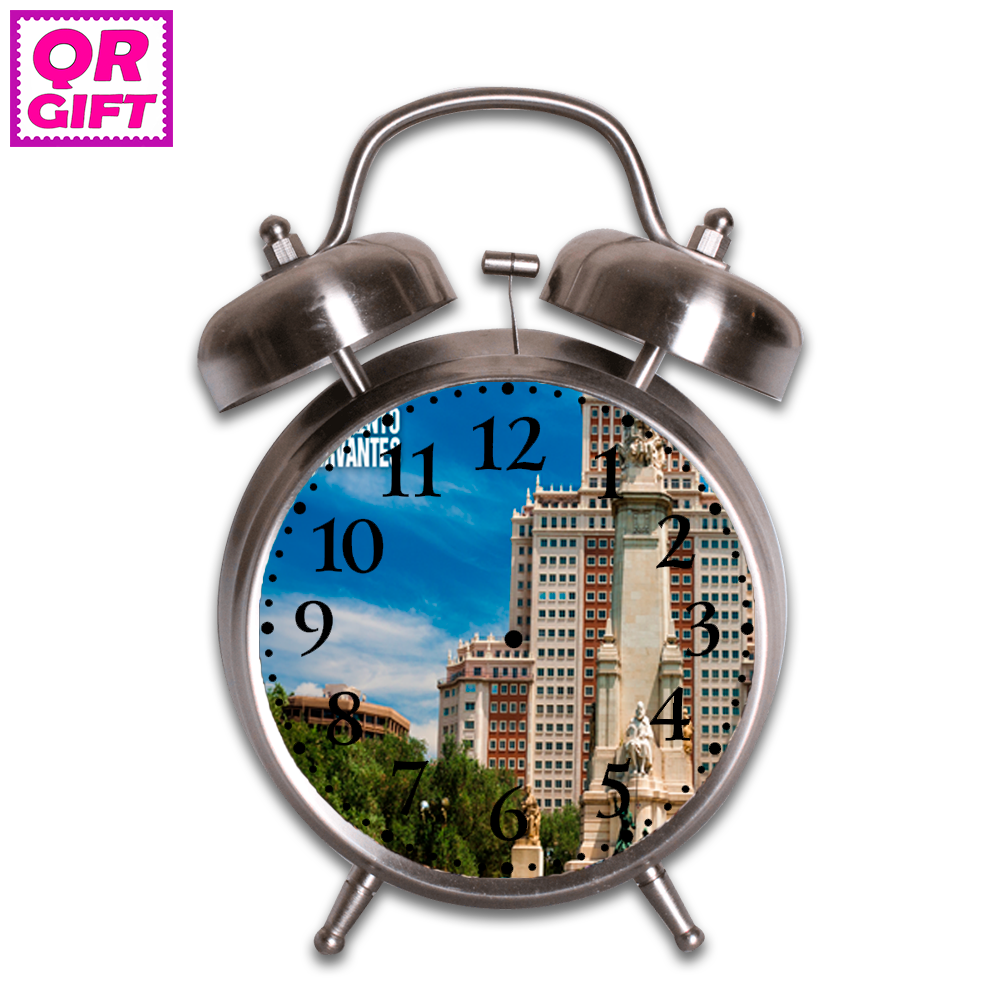 Reloj Despertador - Monumento a Cervantes de Madrid