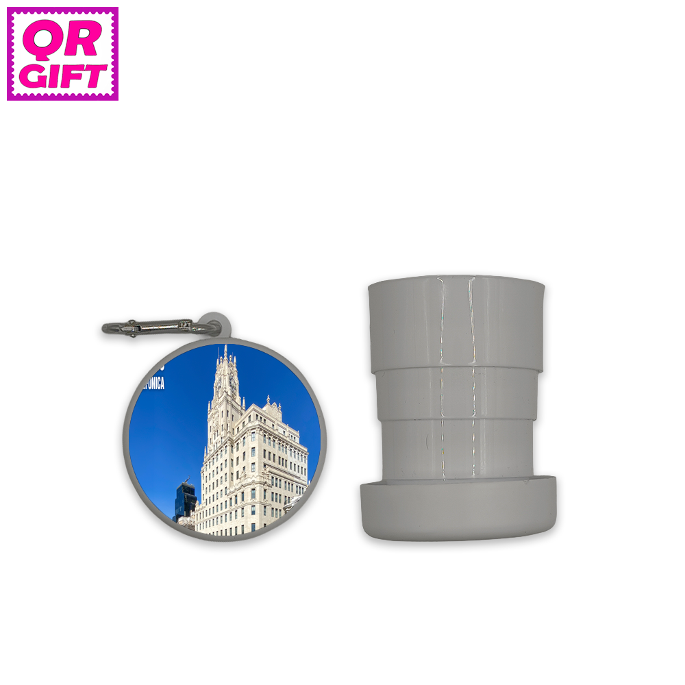 Vaso portátil-Edificio de Telefónica de Madrid