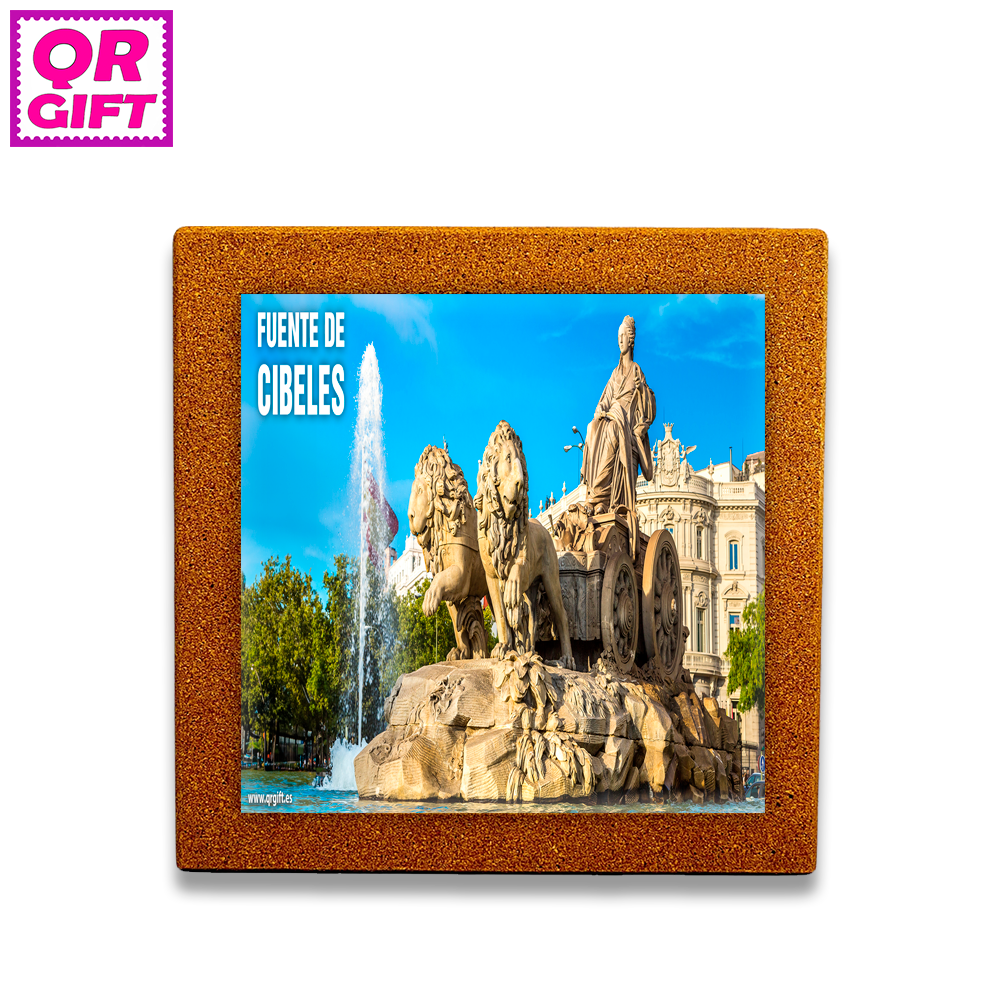 Baldosa - Fuente de Cibeles Madrid