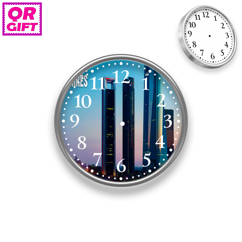 Reloj de Pared - Las Cuatro Torres de Madrid