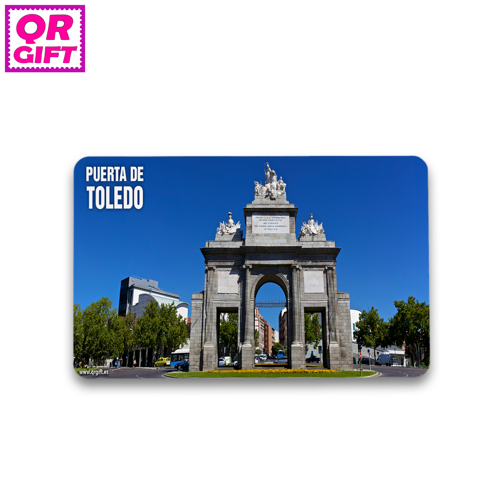 Pegatina - Puerta de Toledo de Madrid
