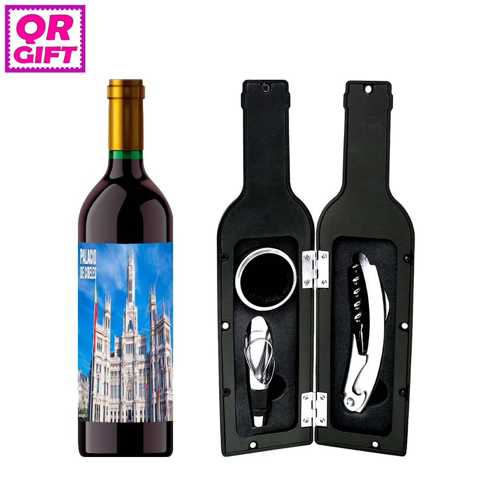 Kit Vino y sacacorchos - Palacio de Cibeles