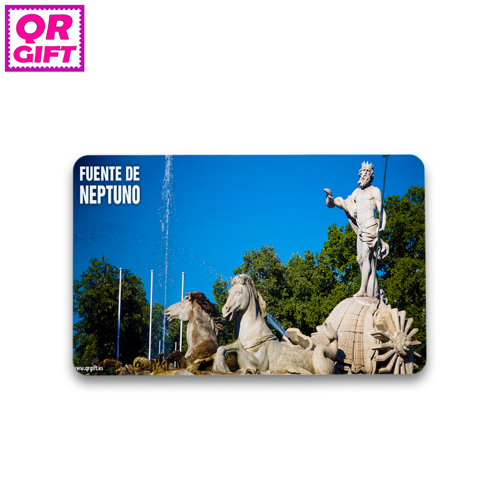 Pegatina - Fuente de Neptuno de Madrid