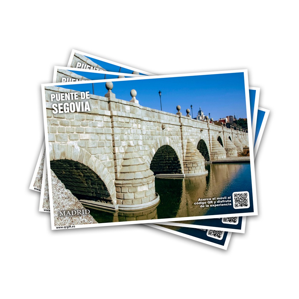 POSTAL PUENTE DE SEGOVIA MADRID