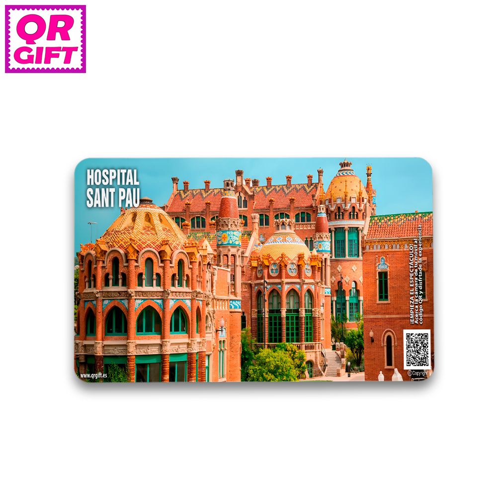 Pegatina - Hospital Sant Pau de Barcelona