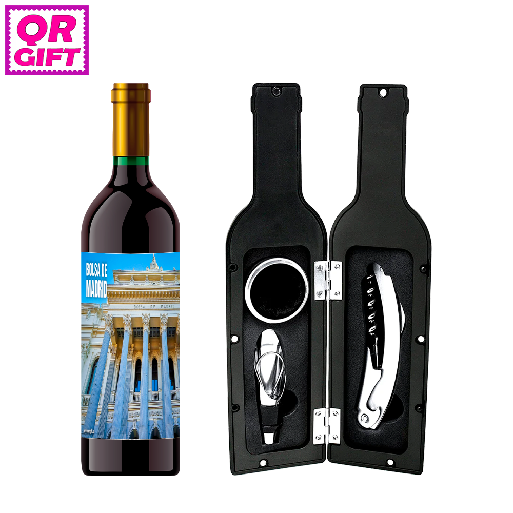 Kit Sacacorchos - Bolsa de Madrid